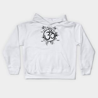 Nature Om Symbol Kids Hoodie